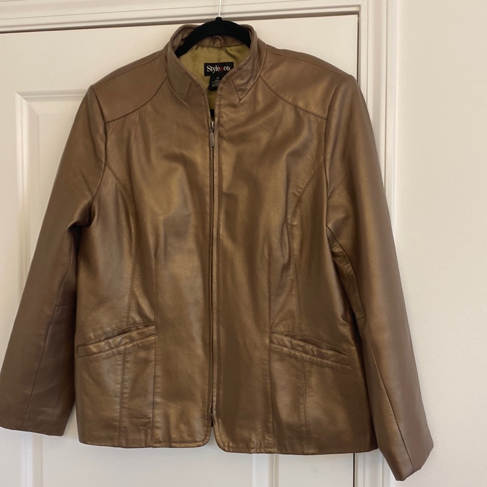 Leather jacket